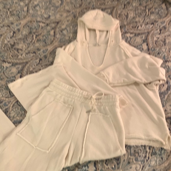 Z Supply Pants & Jumpsuits Z Supply Cream Sweatsuit Poshmark